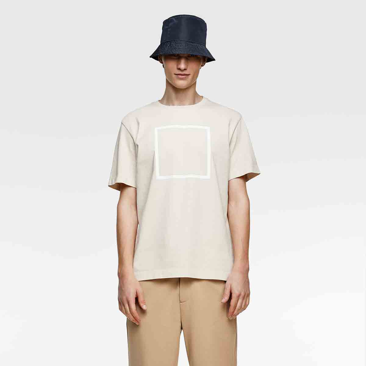 Cream Square Shirt