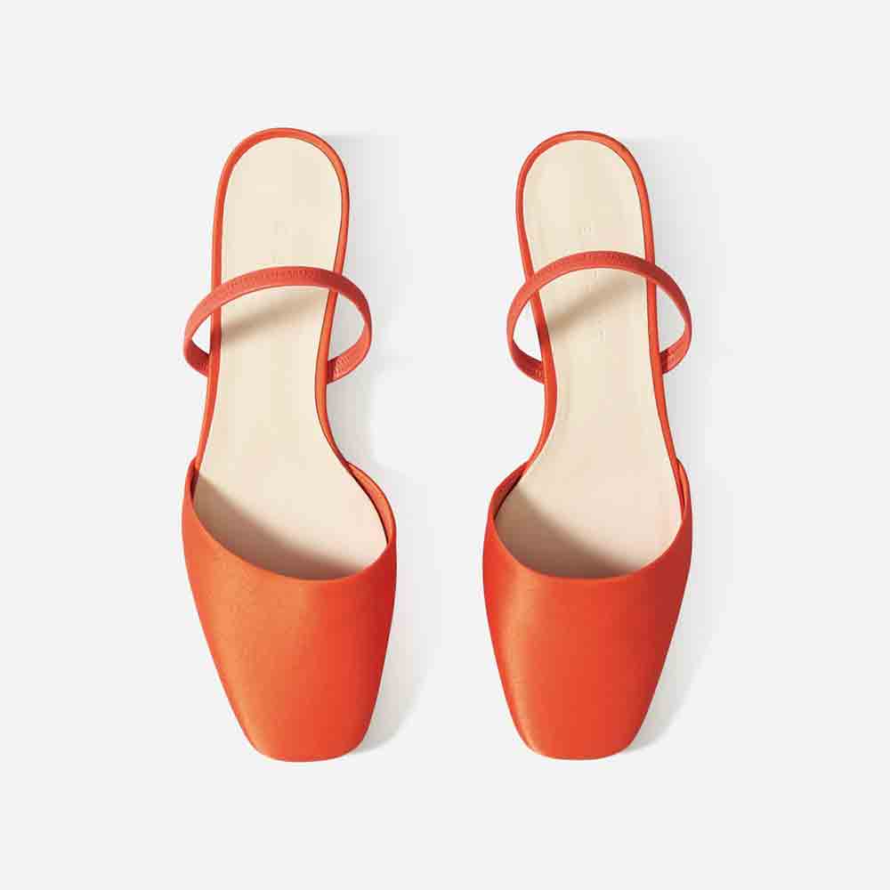 Tapered Square Toe Slingback