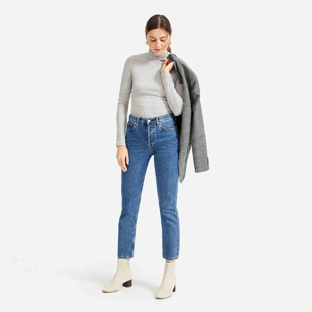 Basic Micro Rib Turtleneck